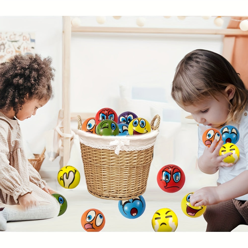 PU Solid Relax Ball 24pcs (Random Color Pattern)