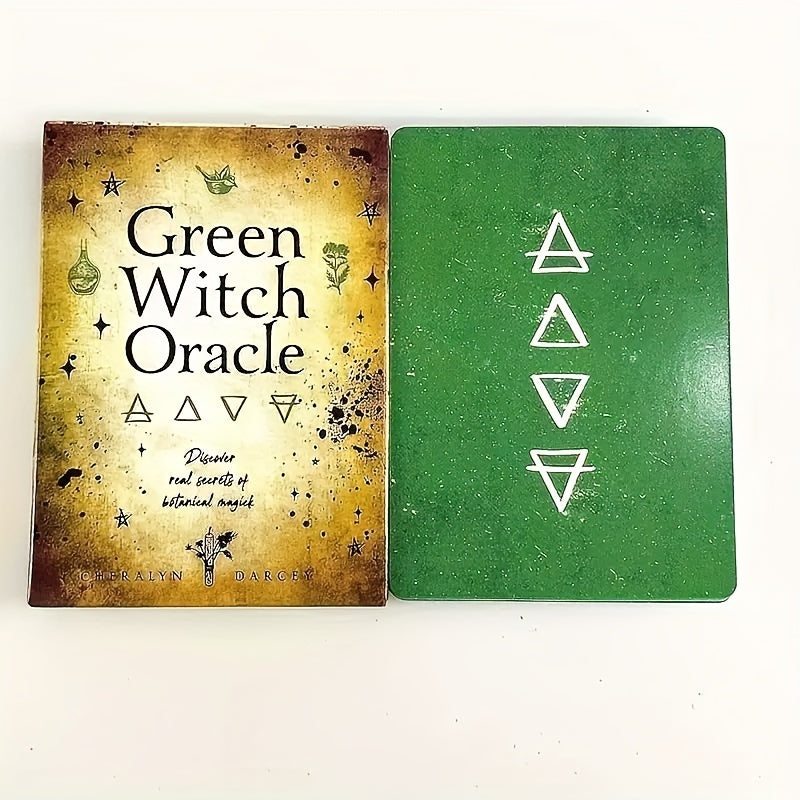 Green Witch Oracle Cards 44 Cards English Visions Divination Edition Deck Board Playing Games