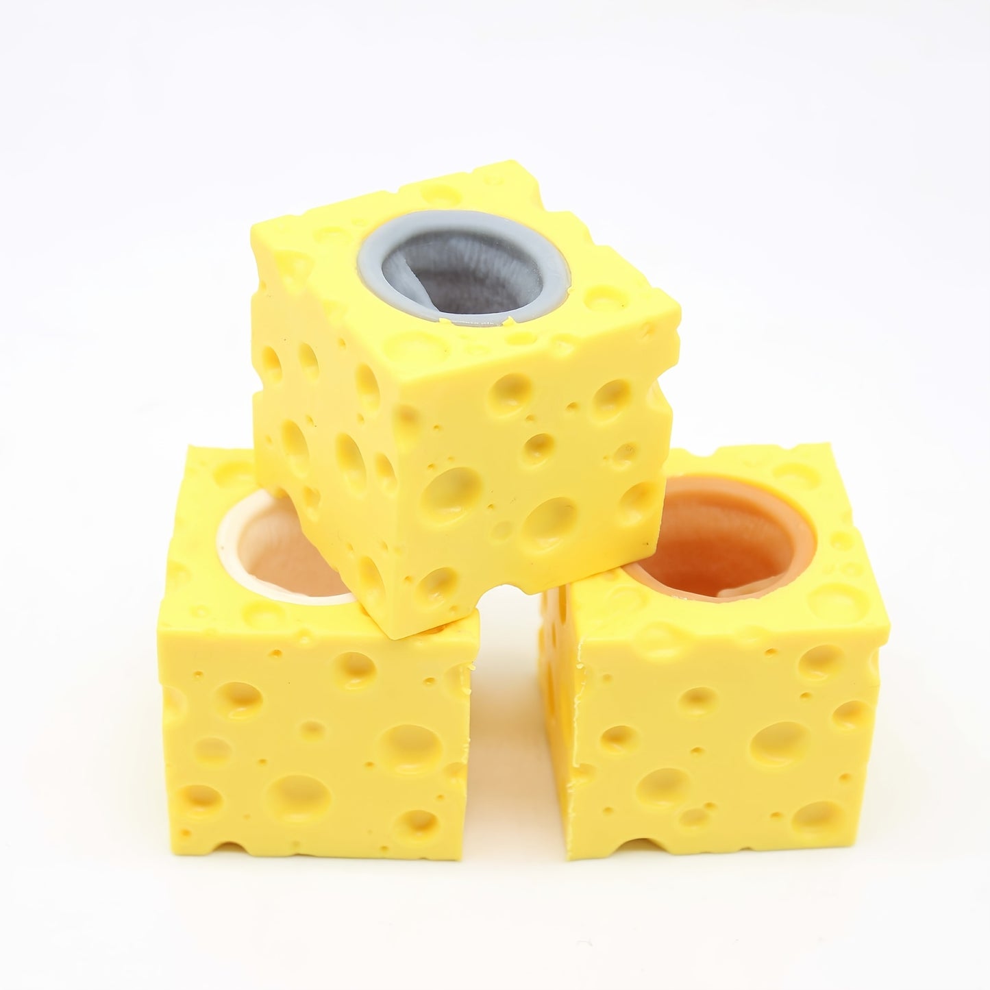 Creative Decompression Toy Fidget Creative Decompression Toy, Cute Cheese Mouse Cup, Pinch Music Squeeze Squirrel Cup, Decompression Toy