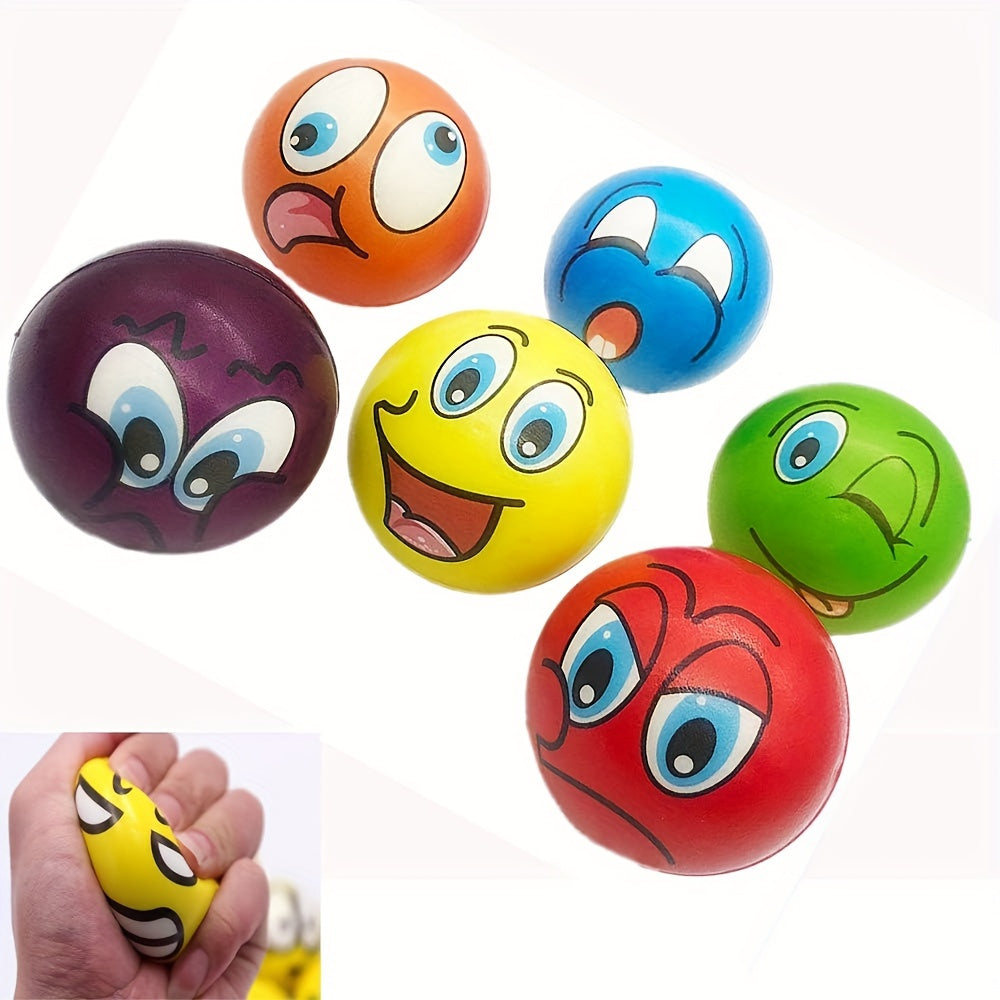 PU Solid Relax Ball 24pcs (Random Color Pattern)