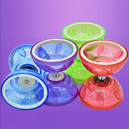 MYSPORTS Traditional Chinese Yo-Yo with Dual Bamboo Leaf & Bell - Durable ABS, Professional Pulley System for Outdoor Sports & Fitness Training