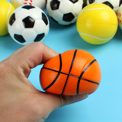 12pcs WEIFF Mini Sports Balls - Vibrant Basketball, Baseball, Soccer & Tennis Stress Balls for Youngsters | Ideal for Party Favors & Decorations, Ball Toys