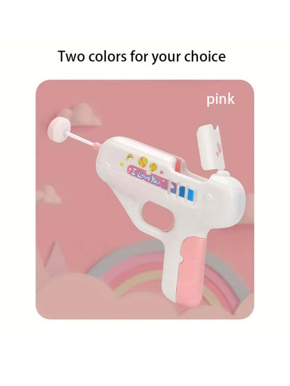 Candy Gun, Electronic Music Creative Toy, Creative Gift For Boyfriend/Girlfriend, Easter Gift Candy Not Included Pink