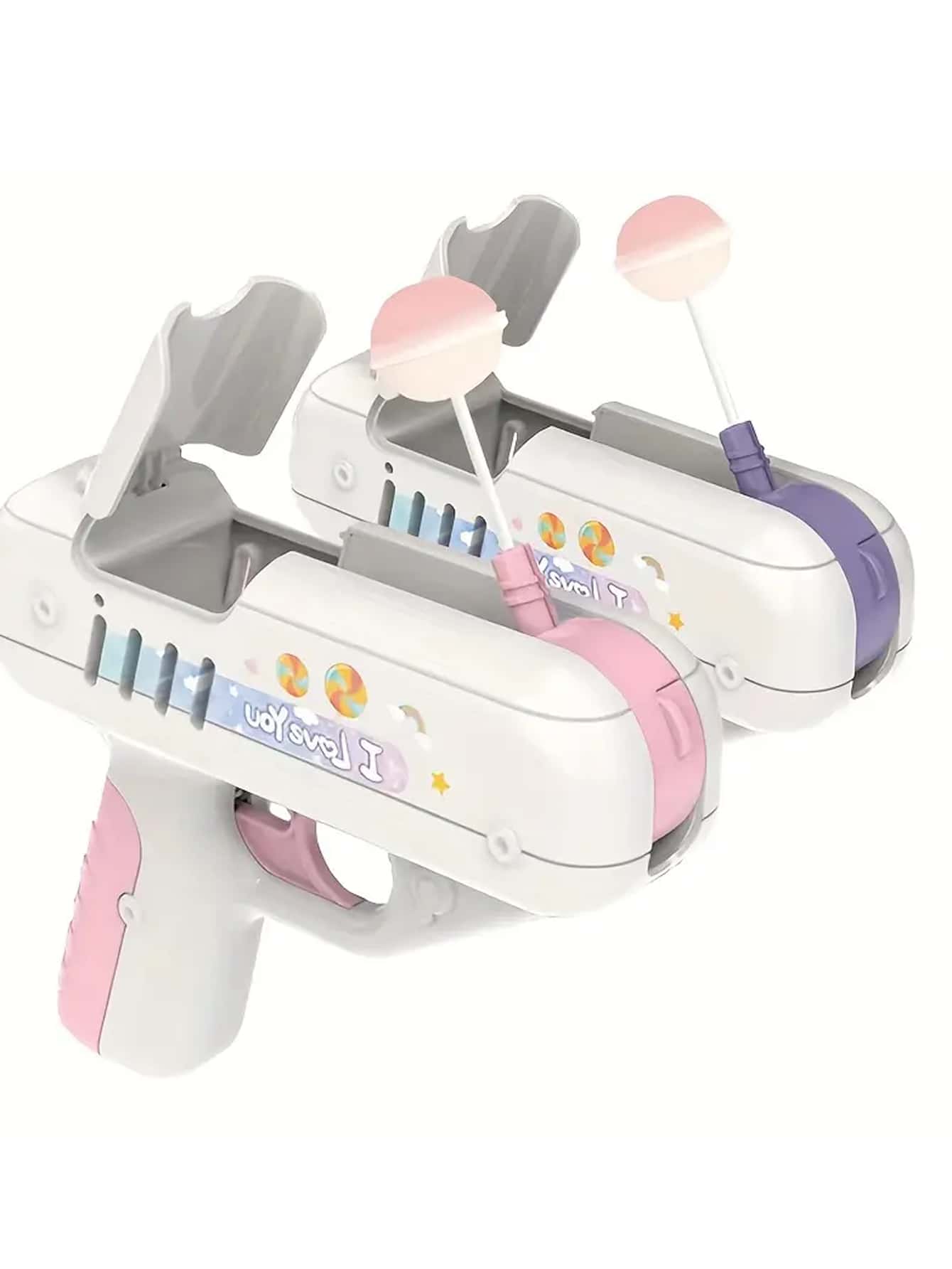 Candy Gun, Electronic Music Creative Toy, Creative Gift For Boyfriend/Girlfriend, Easter Gift Candy Not Included Pink