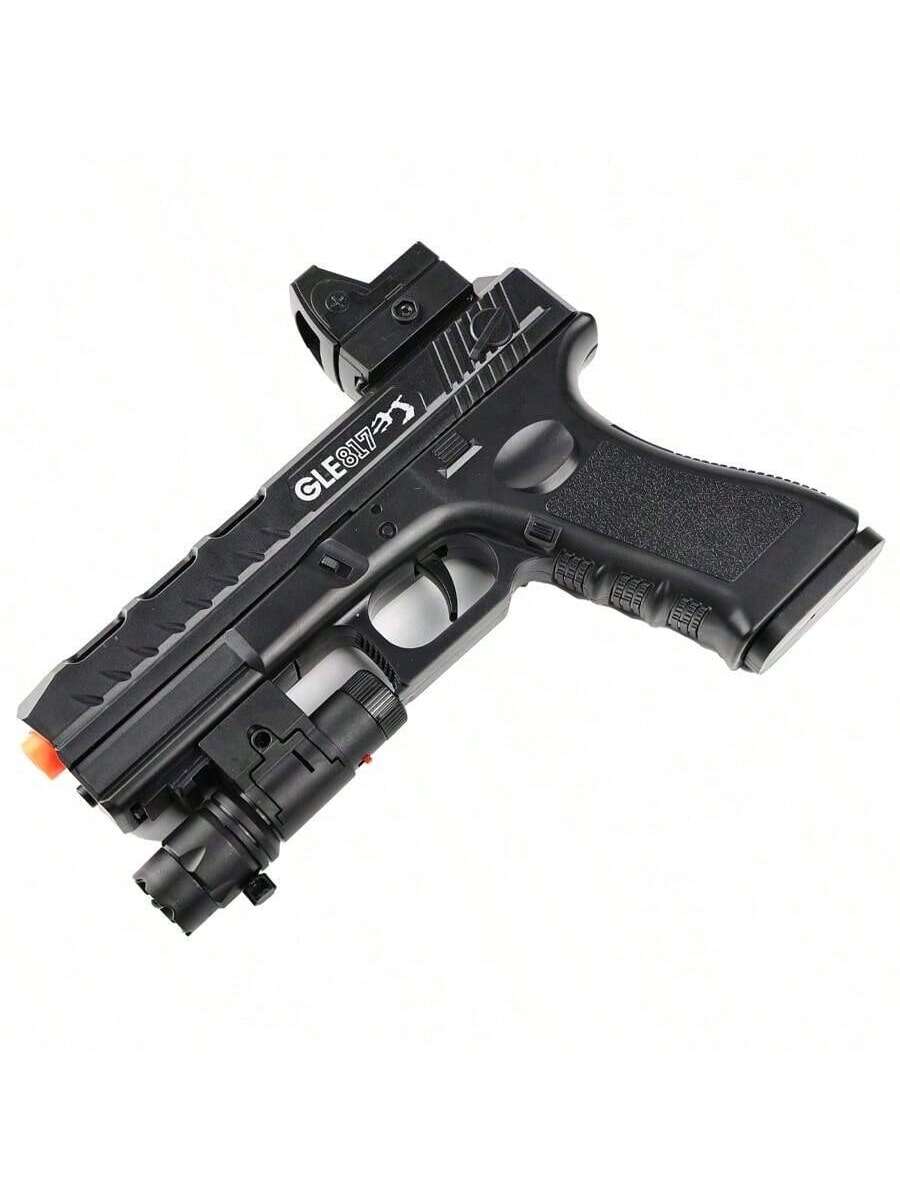 Gel Blaster Gun, Electric Ball Blaster Pistol, High Orbeez Gun Performance Cool Toy Gun, Rechargeable Splatter Ball Toys, Suitable For Outdoor Shooting Party Games, Holiday Gifts For Boys Black