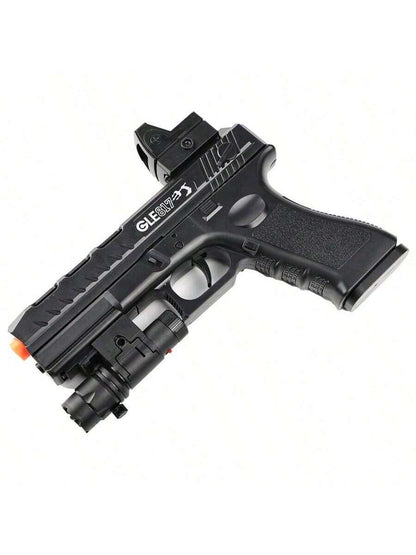 Gel Blaster Gun, Electric Ball Blaster Pistol, High Orbeez Gun Performance Cool Toy Gun, Rechargeable Splatter Ball Toys, Suitable For Outdoor Shooting Party Games, Holiday Gifts For Boys Black