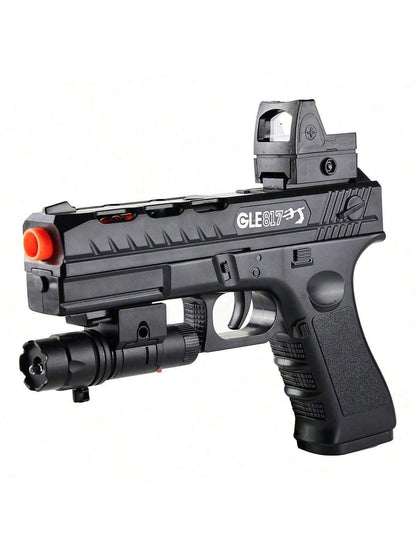 Gel Blaster Gun, Electric Ball Blaster Pistol, High Orbeez Gun Performance Cool Toy Gun, Rechargeable Splatter Ball Toys, Suitable For Outdoor Shooting Party Games, Holiday Gifts For Boys Black