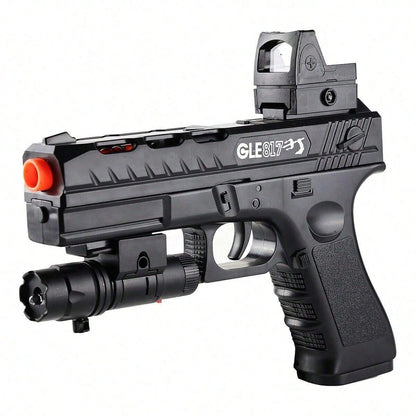 Gel Blaster Gun, Electric Ball Blaster Pistol, High Orbeez Gun Performance Cool Toy Gun, Rechargeable Splatter Ball Toys, Suitable For Outdoor Shooting Party Games, Holiday Gifts For Boys Black
