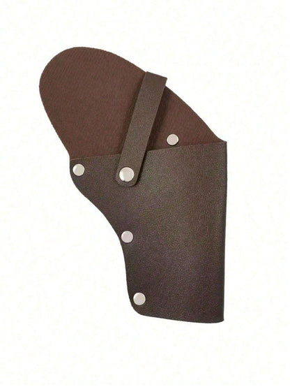 1pc Universal Side-Opening Metal Revolver Holster For Toy Guns, Alloy Gun Holster, Rhinoceros Bison Side-Open Convenient Portable Protective Case, Hunting Gear, Home Essential Multicolor