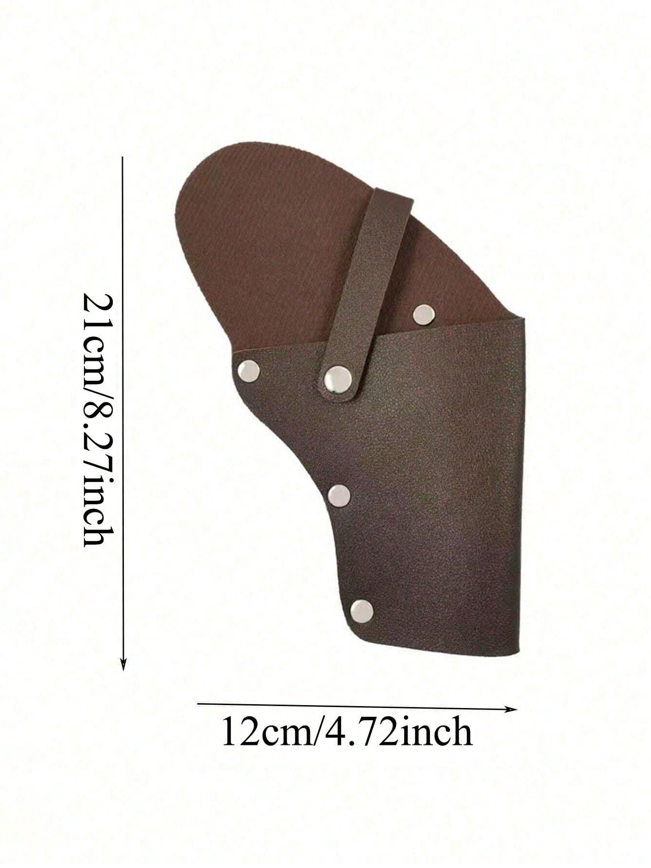 1pc Universal Side-Opening Metal Revolver Holster For Toy Guns, Alloy Gun Holster, Rhinoceros Bison Side-Open Convenient Portable Protective Case, Hunting Gear, Home Essential Multicolor