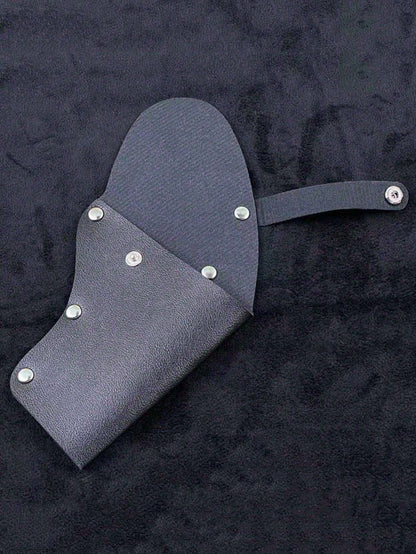 1pc Universal Side-Opening Metal Revolver Holster For Toy Guns, Alloy Gun Holster, Rhinoceros Bison Side-Open Convenient Portable Protective Case, Hunting Gear, Home Essential Multicolor
