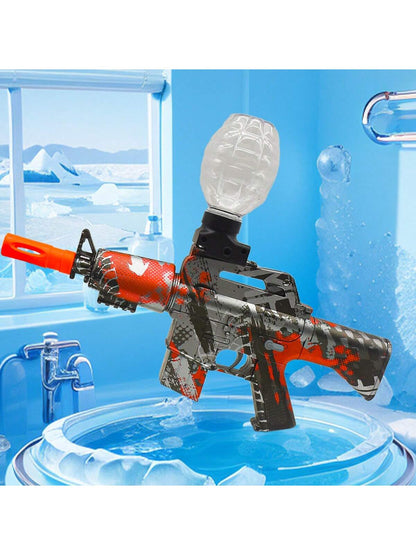 M416 Electric Blaster Gun Toys,  Automatic Outdoor Toys For Team Activities, Perfect Outdoor Toy Gift For Birthday Christmas Gift Burgundy