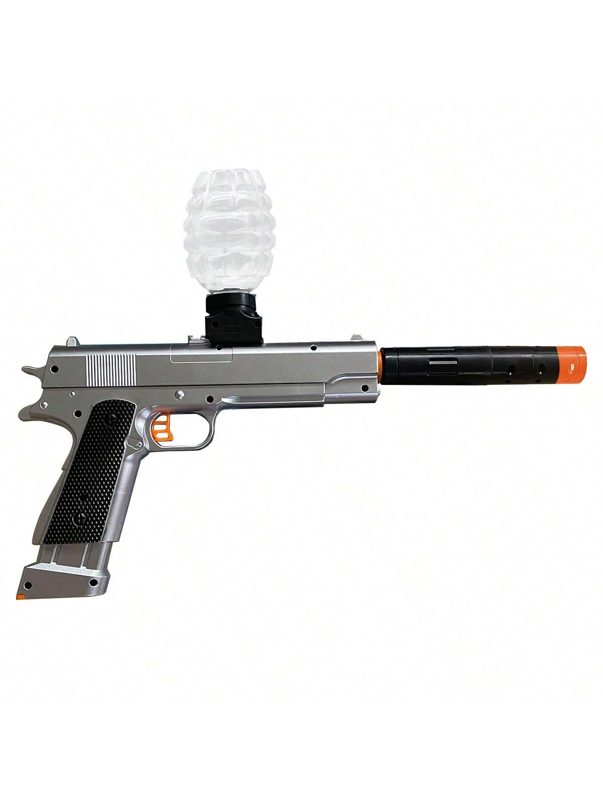 Electric Blaster Gun Toys,  Automatic Outdoor Toys For Team Activities, Perfect Outdoor Toy Gift For Birthday Christmas Gift Silver