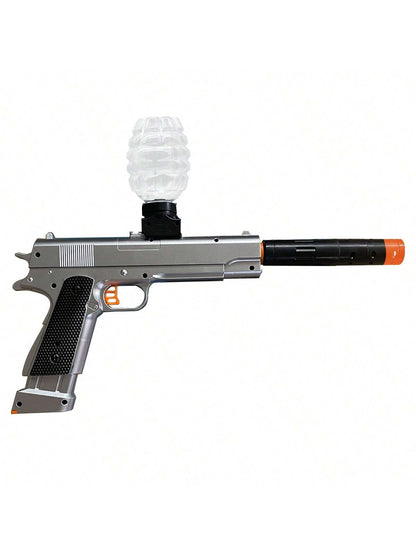 Electric Blaster Gun Toys,  Automatic Outdoor Toys For Team Activities, Perfect Outdoor Toy Gift For Birthday Christmas Gift Silver