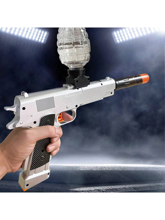 Electric Blaster Gun Toys,  Automatic Outdoor Toys For Team Activities, Perfect Outdoor Toy Gift For Birthday Christmas Gift Silver