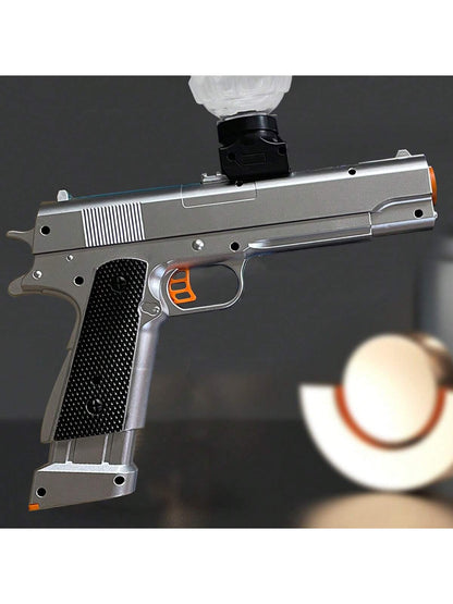 Electric Blaster Gun Toys,  Automatic Outdoor Toys For Team Activities, Perfect Outdoor Toy Gift For Birthday Christmas Gift Silver
