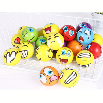 PU Solid Relax Ball 24pcs (Random Color Pattern)