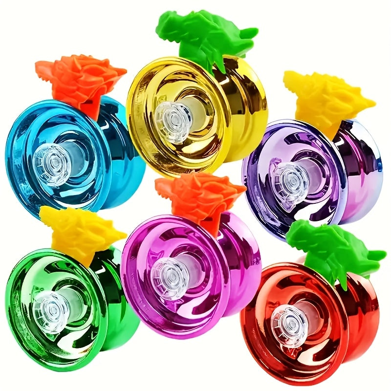Professional Beginner'S Yo-Yo - Durable Metal, Available in Multiple Colors, Includes Accessories - Perfect Gift for Christmas, Halloween, Thanksgiving, Suitable for Teens and Adults
