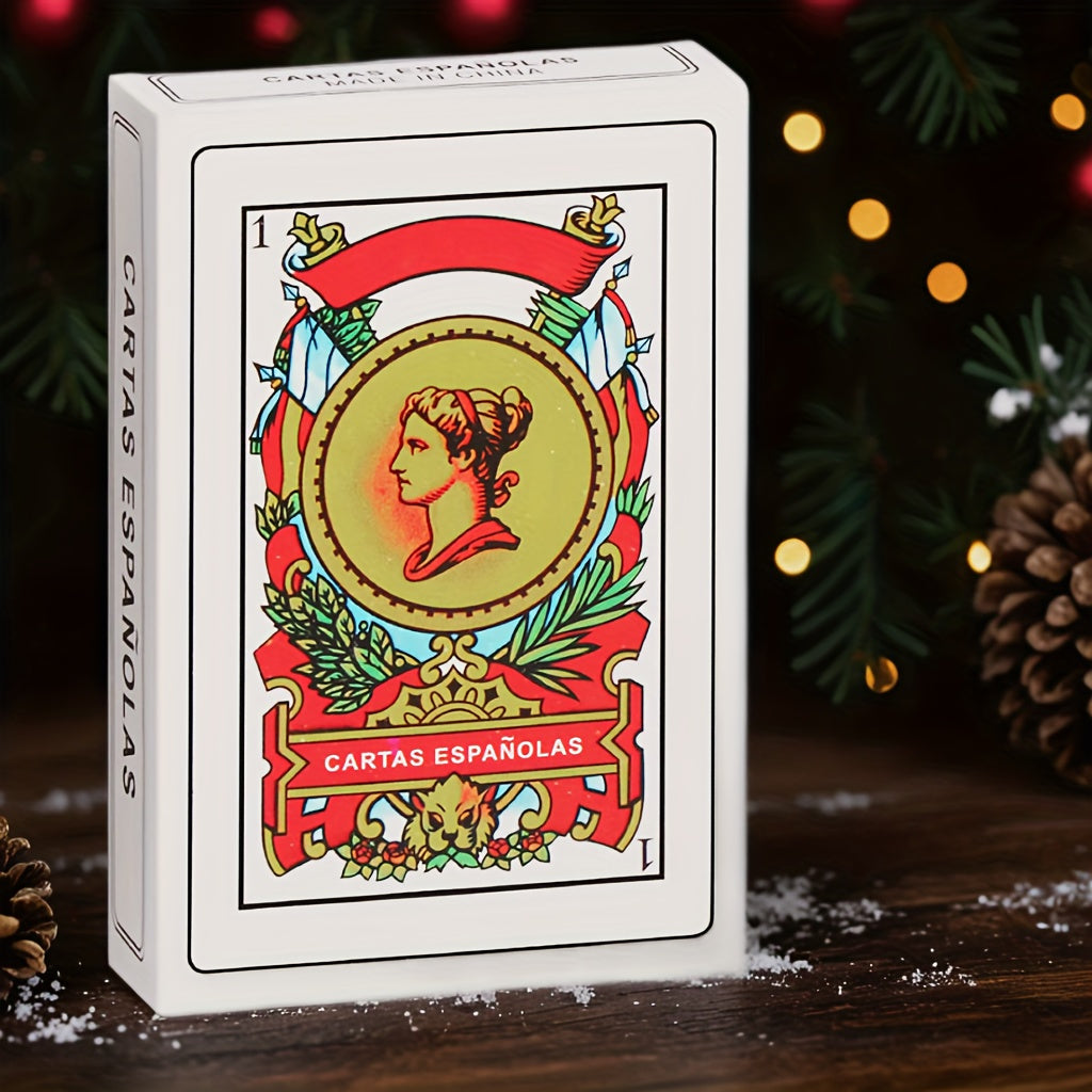 Authentic Spanish Playing Cards, Classic Barajas Spanish Deck, Suitable for Brisca, Puerto Rican, And Mexican Styles, Perfect for Family Gatherings And Entertainment.