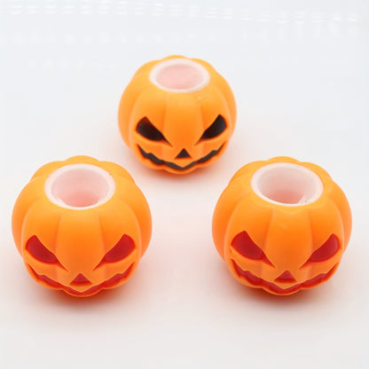 One Squishy Pumpkin Ghost Squeeze Toy Suitable for Both Kids And Adults, Perfect for Fidgeting. A Fun Sensory Ball for Entertainment, Games, And Parties, Ideal for Halloween And Christmas Gifts.