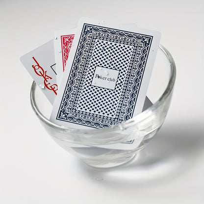 2 Pairs of 100% PVC Plastic Playing Cards, Durable and Stain-Resistant, Giant Index Playing Cards, Wide Cards 2.48*3.46inch, Family and Colleague Party Board Game Cards