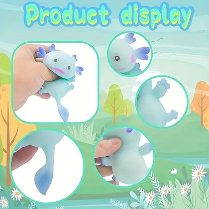 Super Soft Fish Toy 4pcs Super Soft Happy Game Pinching Fish Toy - Fun Squeeze & Pinch, Perfect for Office, Holidays & Gifts, Random Color