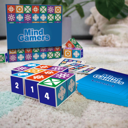 Colorful Family Fun Game Blue Colorful Family Fun Board Game - Durable Paper Material, Engaging Dinner & Bonding Activity, Perfect for Easter, Women's Day, Valentine's Day, Thanksgiving