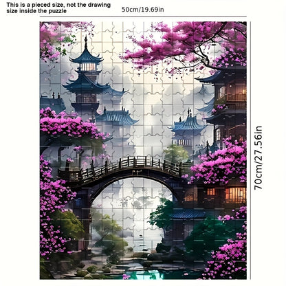 1 Box of 1000pcs Puzzle 50*70cm\u002F19.7*27.6inch, Adult Puzzle Large Size Puzzle Gift DIY Making Fun Suitable for Home Living Room Office Decoration No Frame, Christmas Halloween Mother's Day New Year Easter Gift DIY Mosaic Making