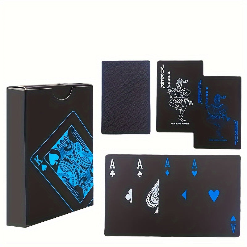 Durable Waterproof PVC Illusionist Playing Cards - High-Index Plastic, Perfect for Game Nights & Family Fun