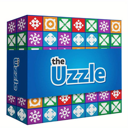 Colorful Family Fun Game Blue Colorful Family Fun Board Game - Durable Paper Material, Engaging Dinner & Bonding Activity, Perfect for Easter, Women's Day, Valentine's Day, Thanksgiving