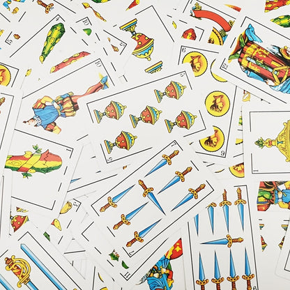 Authentic Spanish Playing Cards, Classic Barajas Spanish Deck, Suitable for Brisca, Puerto Rican, And Mexican Styles, Perfect for Family Gatherings And Entertainment.