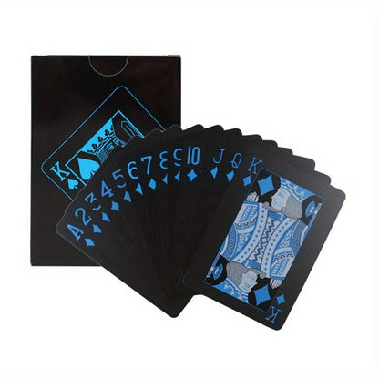 Durable Waterproof PVC Illusionist Playing Cards - High-Index Plastic, Perfect for Game Nights & Family Fun