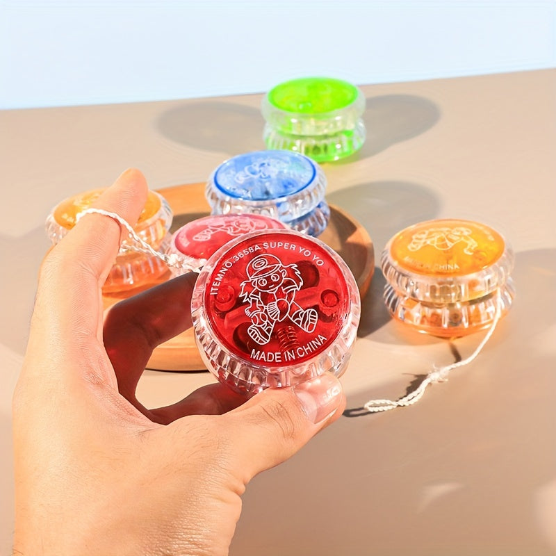 LED luminous yo yo Youngsters's toy, the perfect gift for Youngsters, Halloween, Easter, Thanksgiving, Christmas, birthdays, New Year and other holiday party gifts, with random colors
