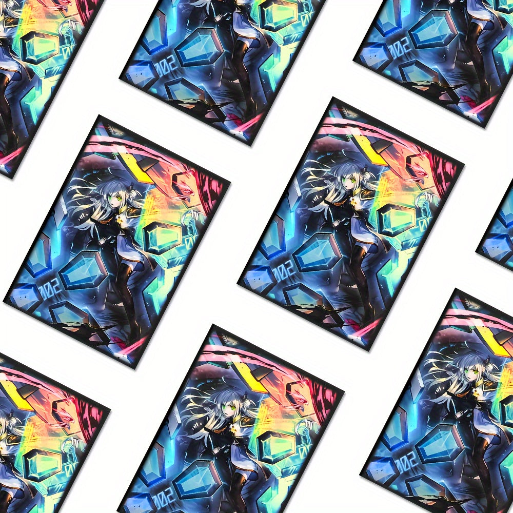 Premium Anime Card Sleeves 50 Pack Premium Anime Gaming Card Sleeves - Protective Trading Card Covers, Compatible with Japanese Size Cards, Ideal for PTCG Collectors and Players, Age 14+