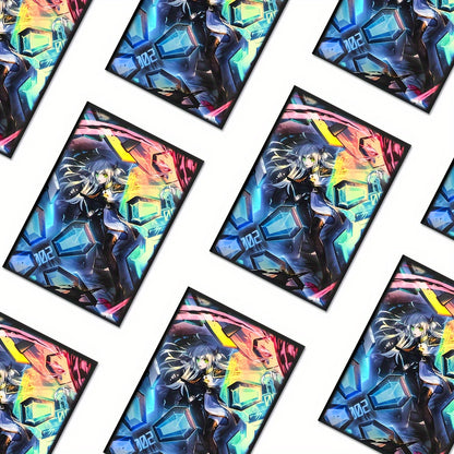 Premium Anime Card Sleeves 50 Pack Premium Anime Gaming Card Sleeves - Protective Trading Card Covers, Compatible with Japanese Size Cards, Ideal for PTCG Collectors and Players, Age 14+