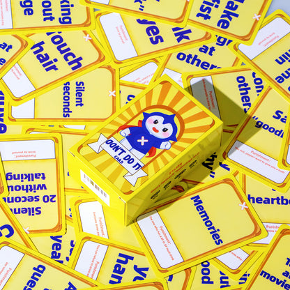 DONT DO IT, 100pcs, Don't Do Challenges in Cards, Funny & Hilarious & Unexpected, Suitable for Parties, Multiplayer Games