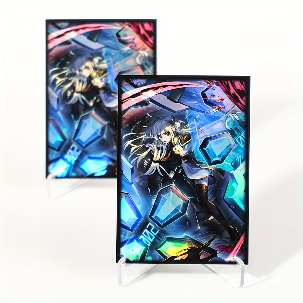 Premium Anime Card Sleeves 50 Pack Premium Anime Gaming Card Sleeves - Protective Trading Card Covers, Compatible with Japanese Size Cards, Ideal for PTCG Collectors and Players, Age 14+