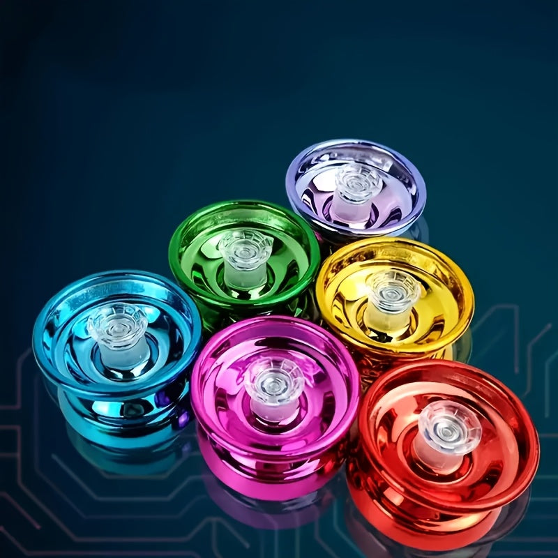 Professional Beginner'S Yo-Yo - Durable Metal, Available in Multiple Colors, Includes Accessories - Perfect Gift for Christmas, Halloween, Thanksgiving, Suitable for Teens and Adults