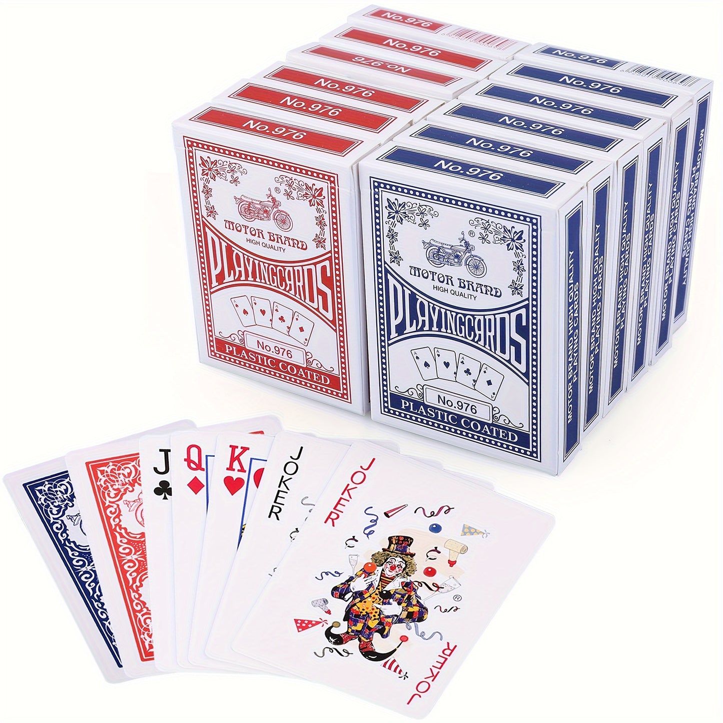 LotFancy Premium Playing Cards - 12pcs, Standard Size (2.5\