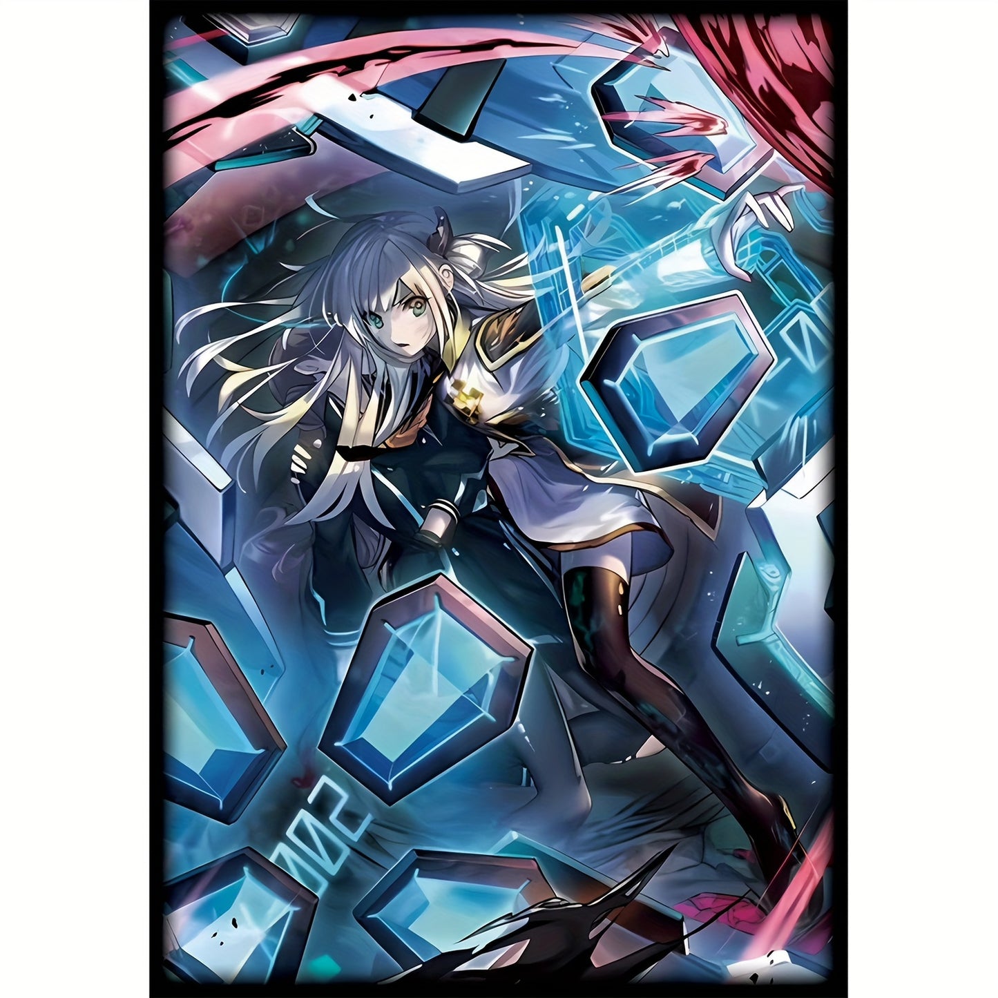 Premium Anime Card Sleeves 50 Pack Premium Anime Gaming Card Sleeves - Protective Trading Card Covers, Compatible with Japanese Size Cards, Ideal for PTCG Collectors and Players, Age 14+