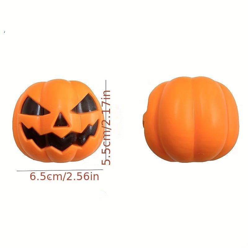 One Squishy Pumpkin Ghost Squeeze Toy Suitable for Both Kids And Adults, Perfect for Fidgeting. A Fun Sensory Ball for Entertainment, Games, And Parties, Ideal for Halloween And Christmas Gifts.
