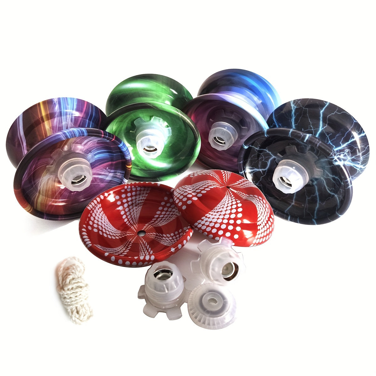 High-Speed Premium Metal Triple Bearing Yoyo - Durable & Dazzling Outdoor Sports Toy