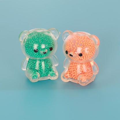 6pcs Colorful Easter Bunny Bear Stress Balls - Perfect Kids Easter Basket Stuffers & Party Favors!