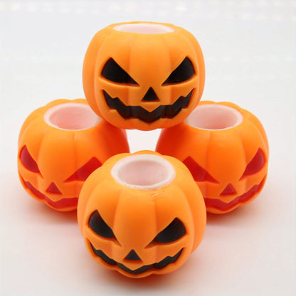 One Squishy Pumpkin Ghost Squeeze Toy Suitable for Both Kids And Adults, Perfect for Fidgeting. A Fun Sensory Ball for Entertainment, Games, And Parties, Ideal for Halloween And Christmas Gifts.