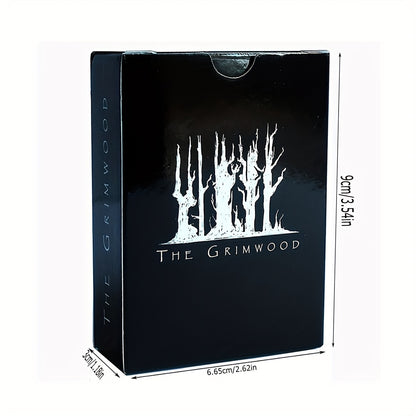 The Grimwood Outlet Version Slightly Strategic Highly Chaotic Slightly Dinged Card Game 64 Standard Poker Size Cards