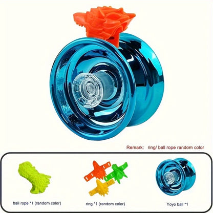 Professional Beginner'S Yo-Yo - Durable Metal, Available in Multiple Colors, Includes Accessories - Perfect Gift for Christmas, Halloween, Thanksgiving, Suitable for Teens and Adults