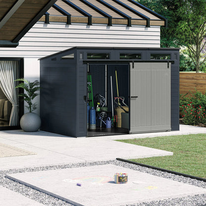 🔥Summer Sale 🔥Suncast Modernist 10 ft x 7 ft. Sliding Door Storage Shed