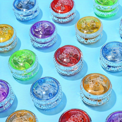 LED luminous yo yo Youngsters's toy, the perfect gift for Youngsters, Halloween, Easter, Thanksgiving, Christmas, birthdays, New Year and other holiday party gifts, with random colors