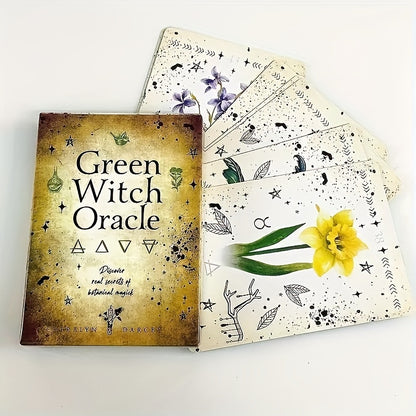 Green Witch Oracle Cards 44 Cards English Visions Divination Edition Deck Board Playing Games