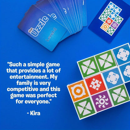 Colorful Family Fun Game Blue Colorful Family Fun Board Game - Durable Paper Material, Engaging Dinner & Bonding Activity, Perfect for Easter, Women's Day, Valentine's Day, Thanksgiving